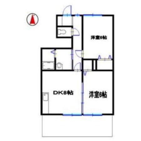 ソレジオ東新町の物件間取画像